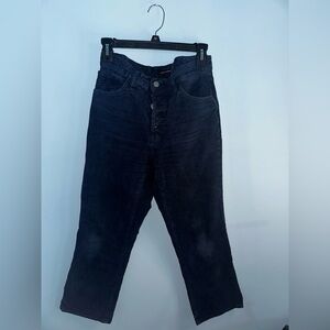 Lucky Brand High Rise Crop Mini Boot Jeans Size 8 Blue